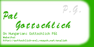 pal gottschlich business card